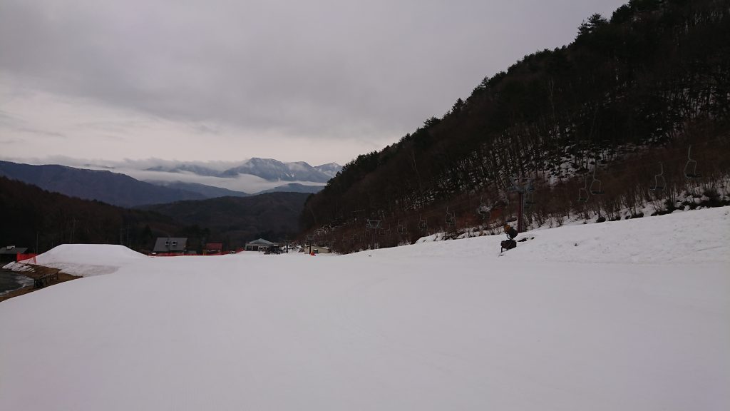 上部は雪でした